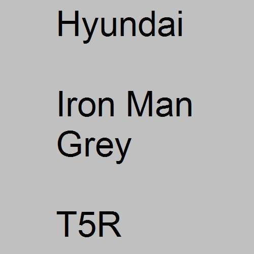 Hyundai, Iron Man Grey, T5R.